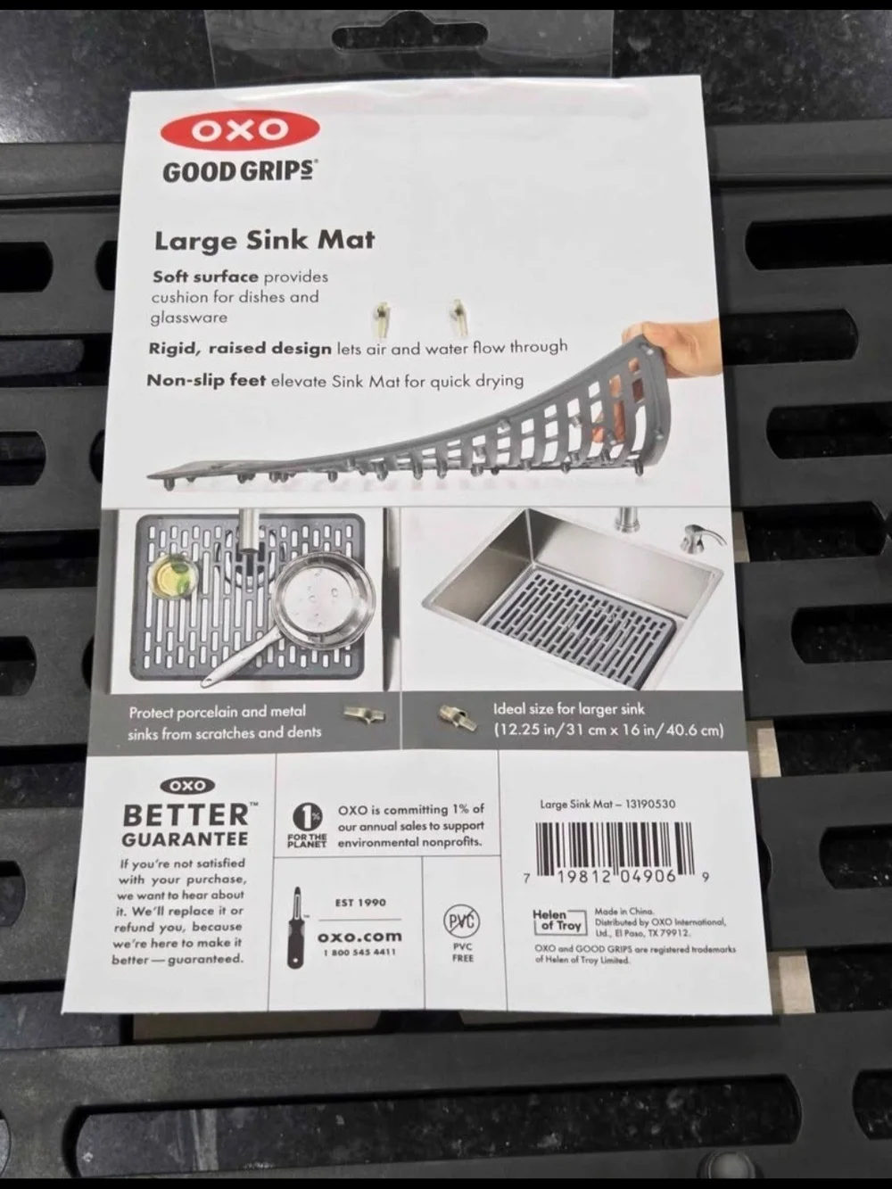 Oxo durable sink